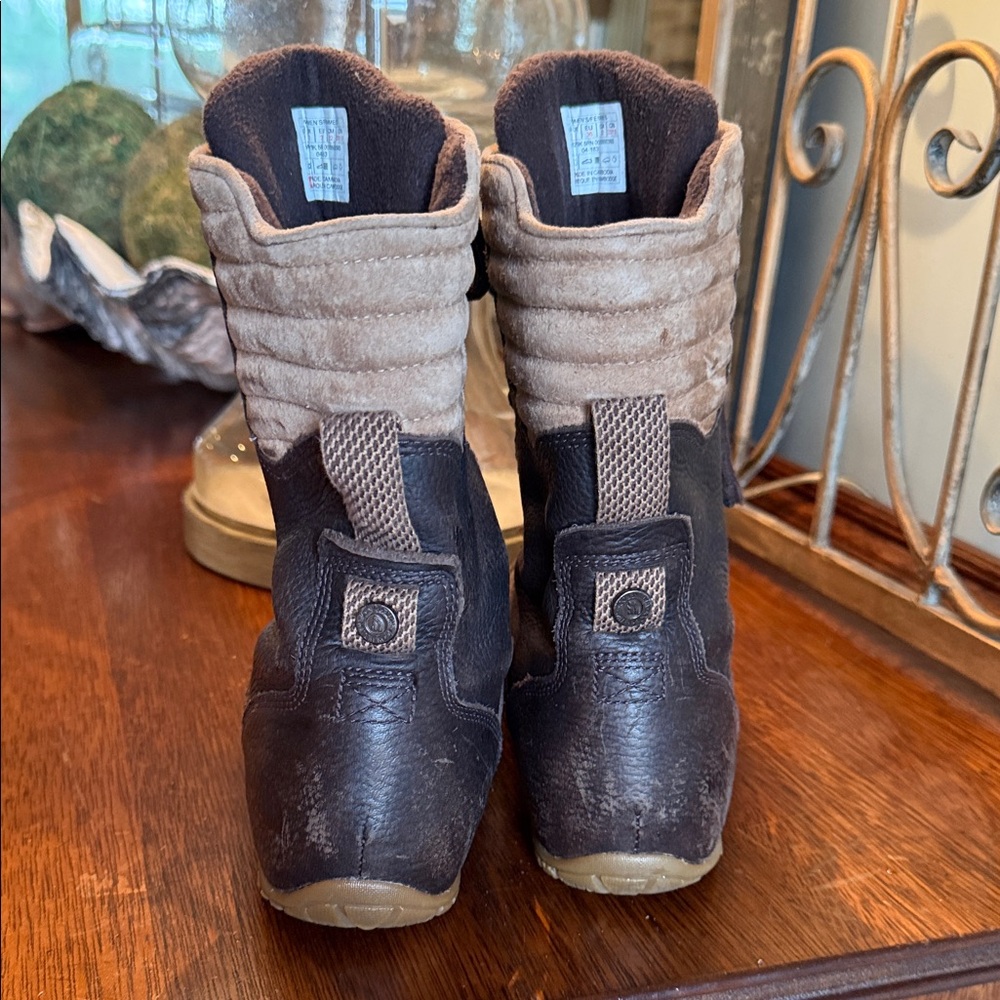 The North Face Purna Luxe boots in coffee bean brown/cargo khaki women’s size 5 - Picture 3 of 5